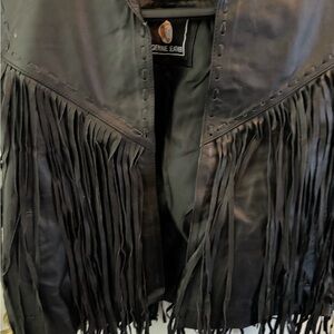 Black Fringe Jacket